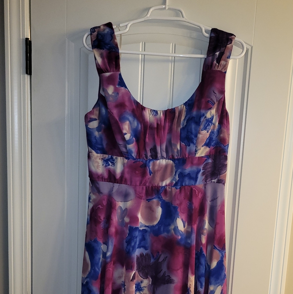 Floral chiffon dress
